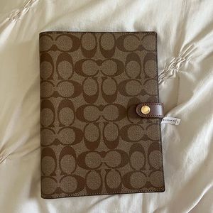 Coach Notebook NWT
